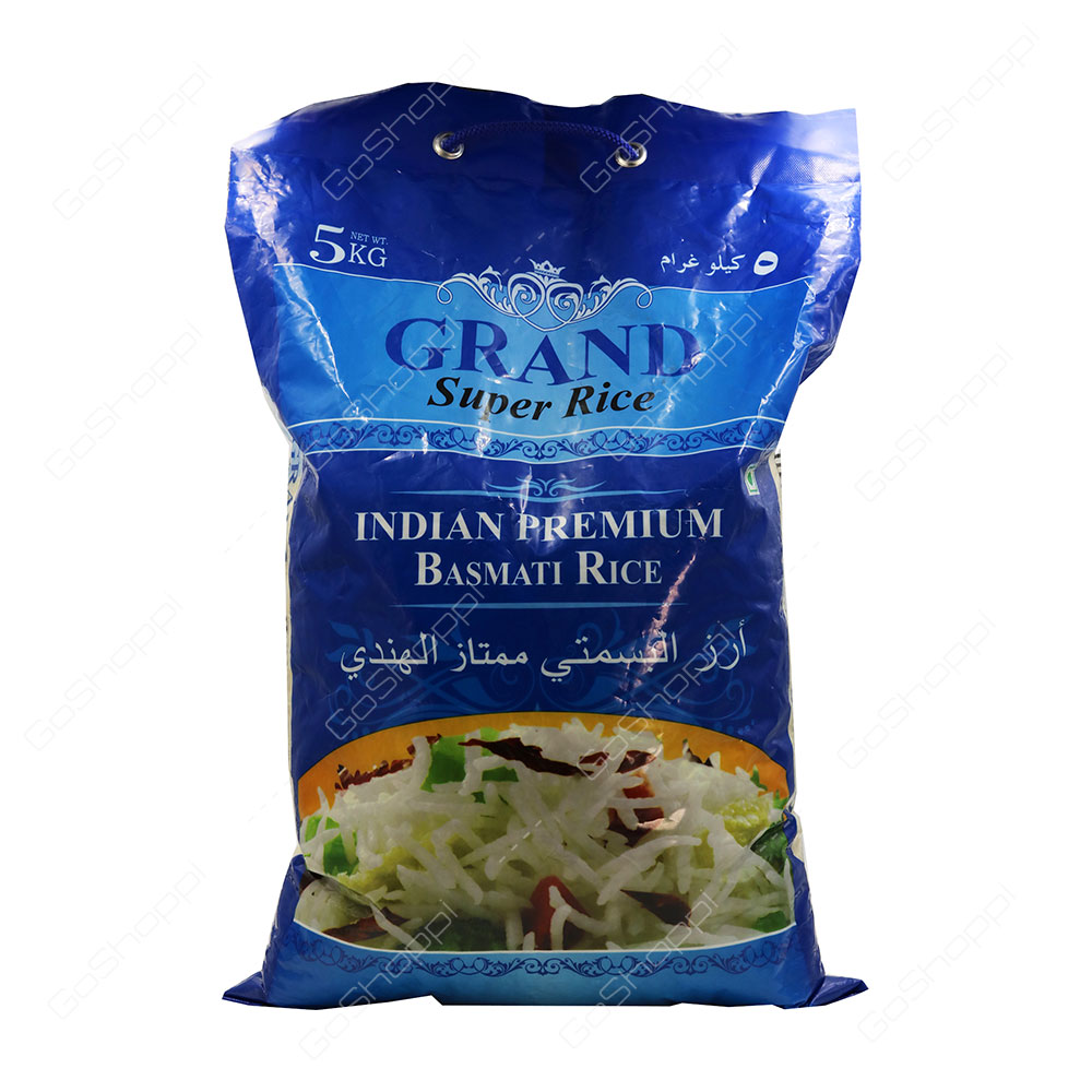 Grand Super Rice Indian Premium Basmati Rice 5 kg