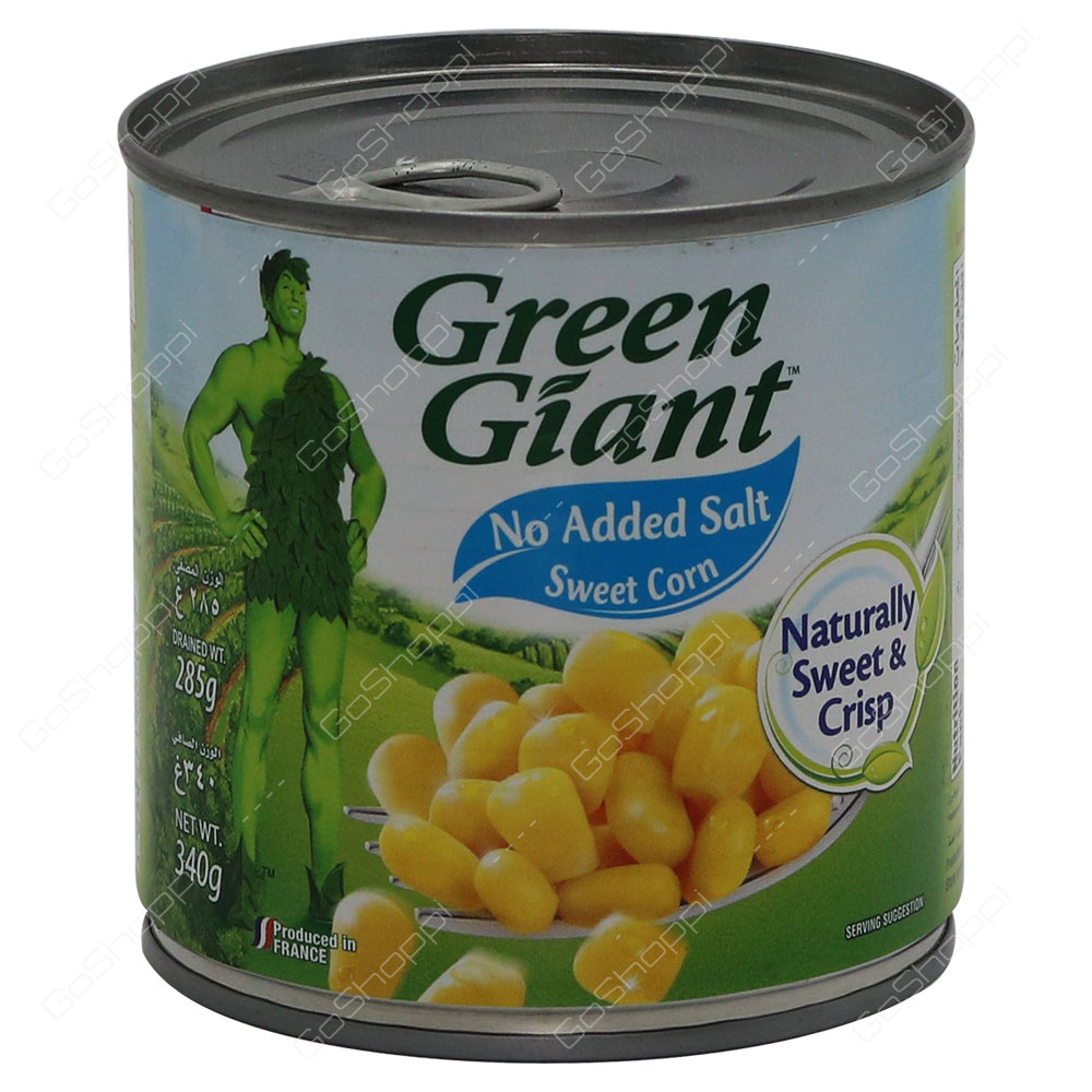 Green Giant No Added Salt Sweet Corn 340 g