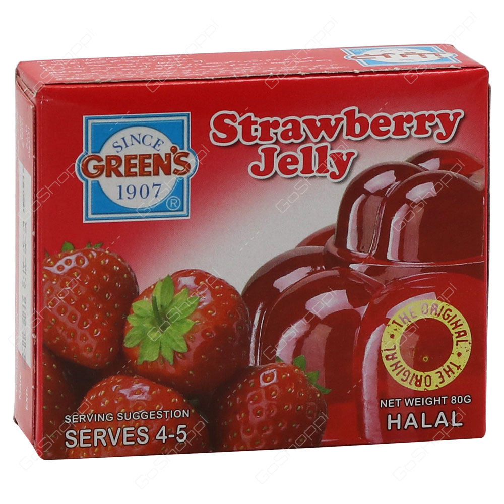 Greens Strawberry Jelly 80 g
