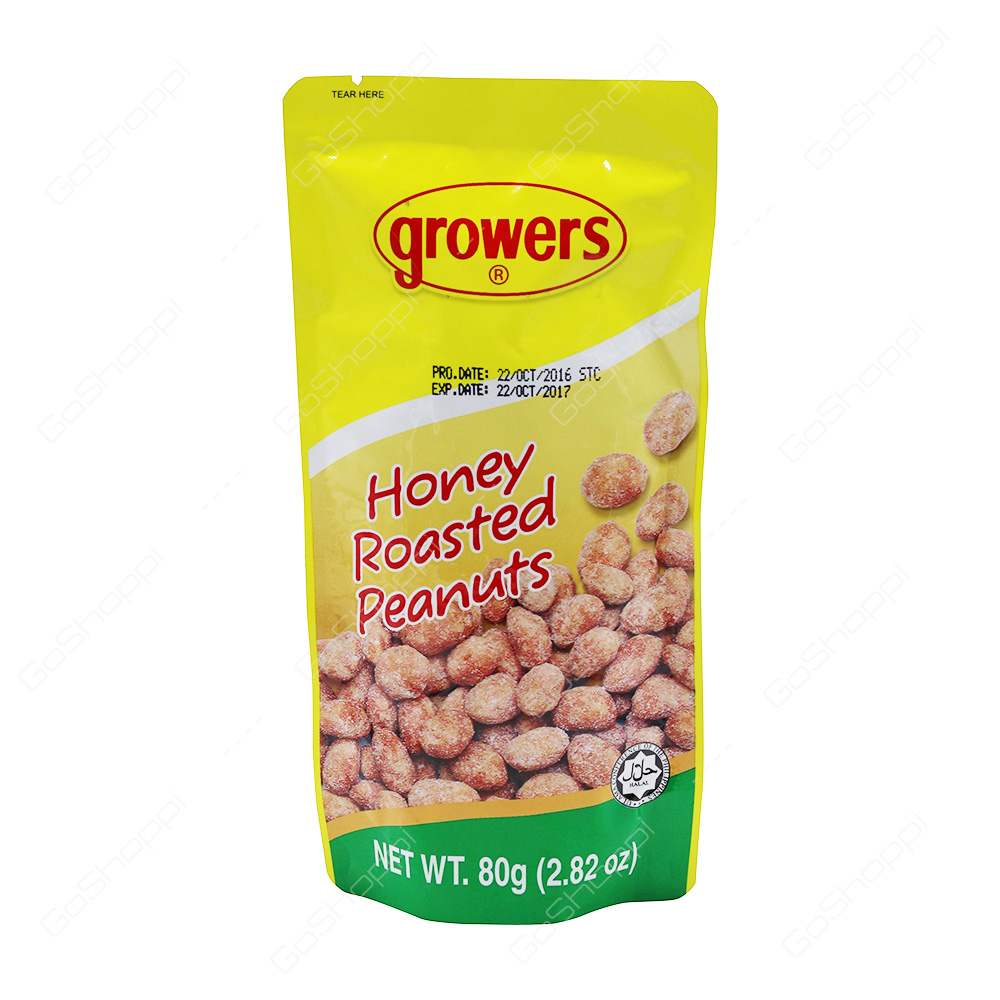 Growers Honey Roasted Peanuts 80 g