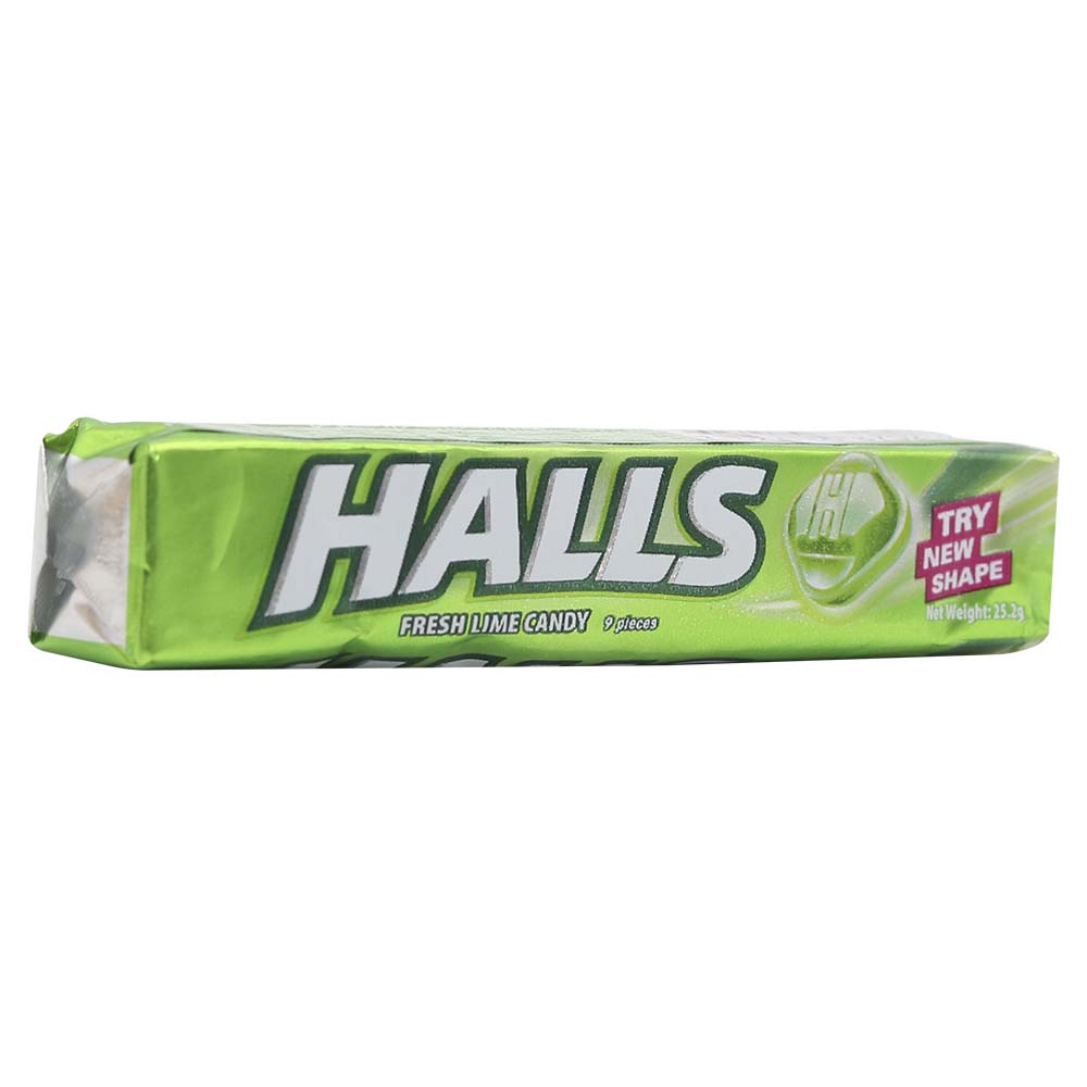 Halls Fresh Lime Candy 25.2g