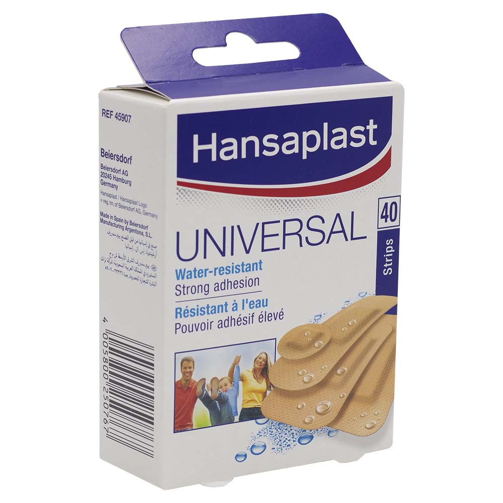 Hansaplast Universal Water Resistant Bandage Strips 40pcs
