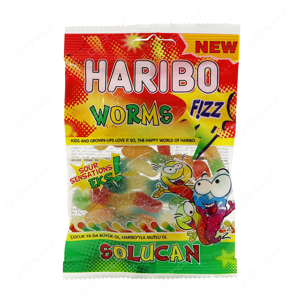 Haribo Worms Fizz  80 g