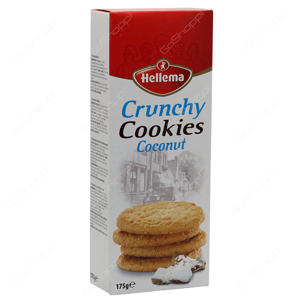 Hellema Crunchy Cookies Coconut 175 g