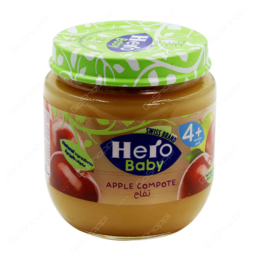 Hero Baby Apple Compote 4 Plus 125 g Buy Online