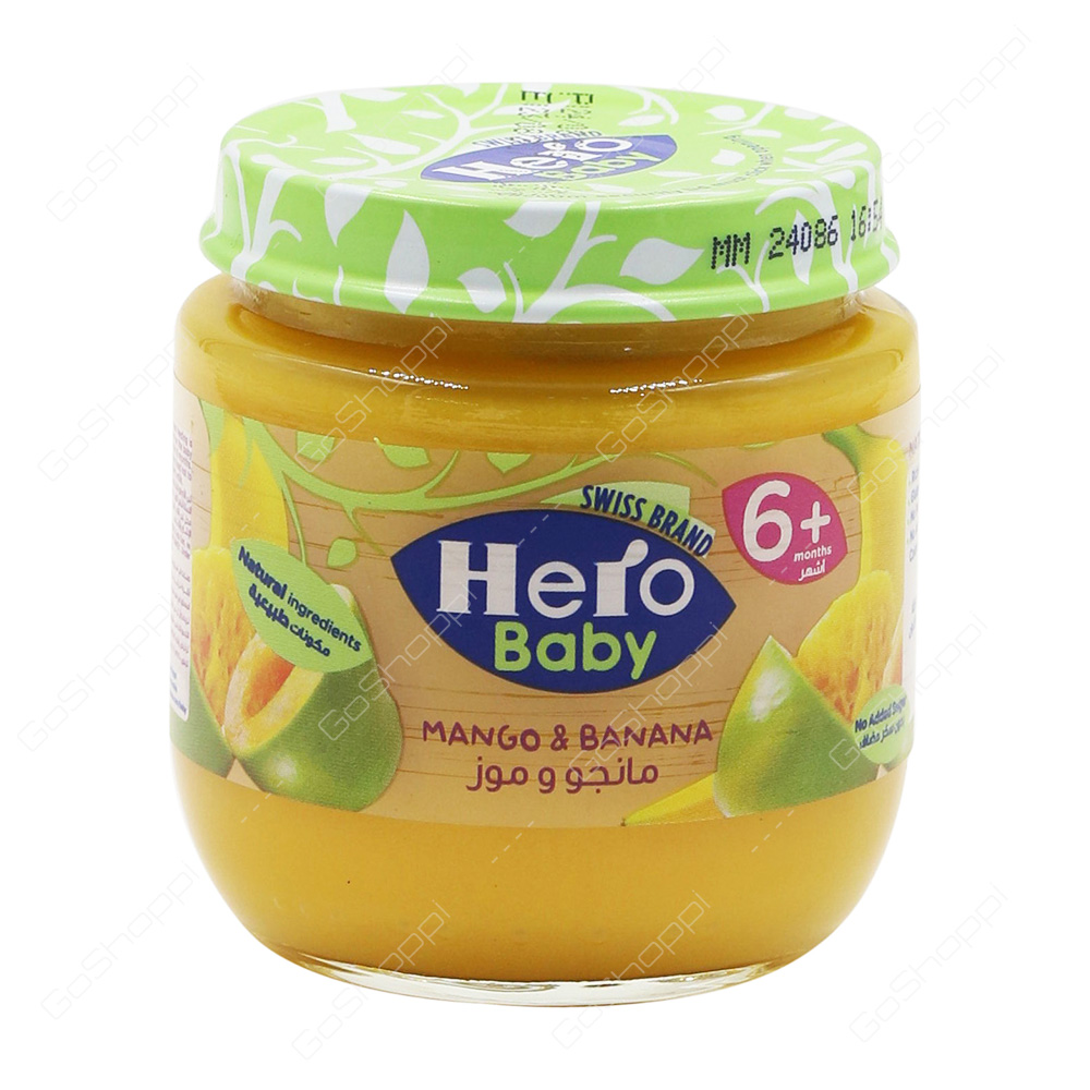 Hero Baby Mango and Banana 6 plus Months 130 g