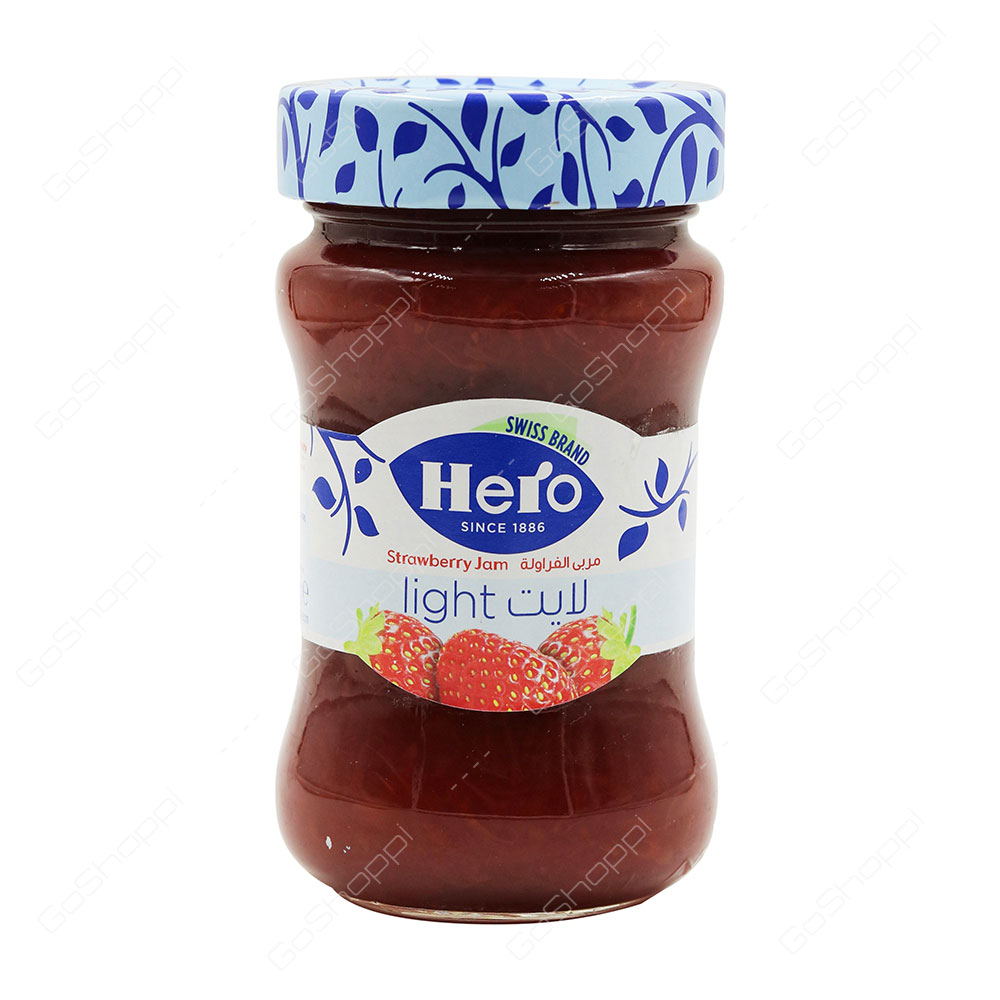 Hero Light Strawberry Jam 200 g