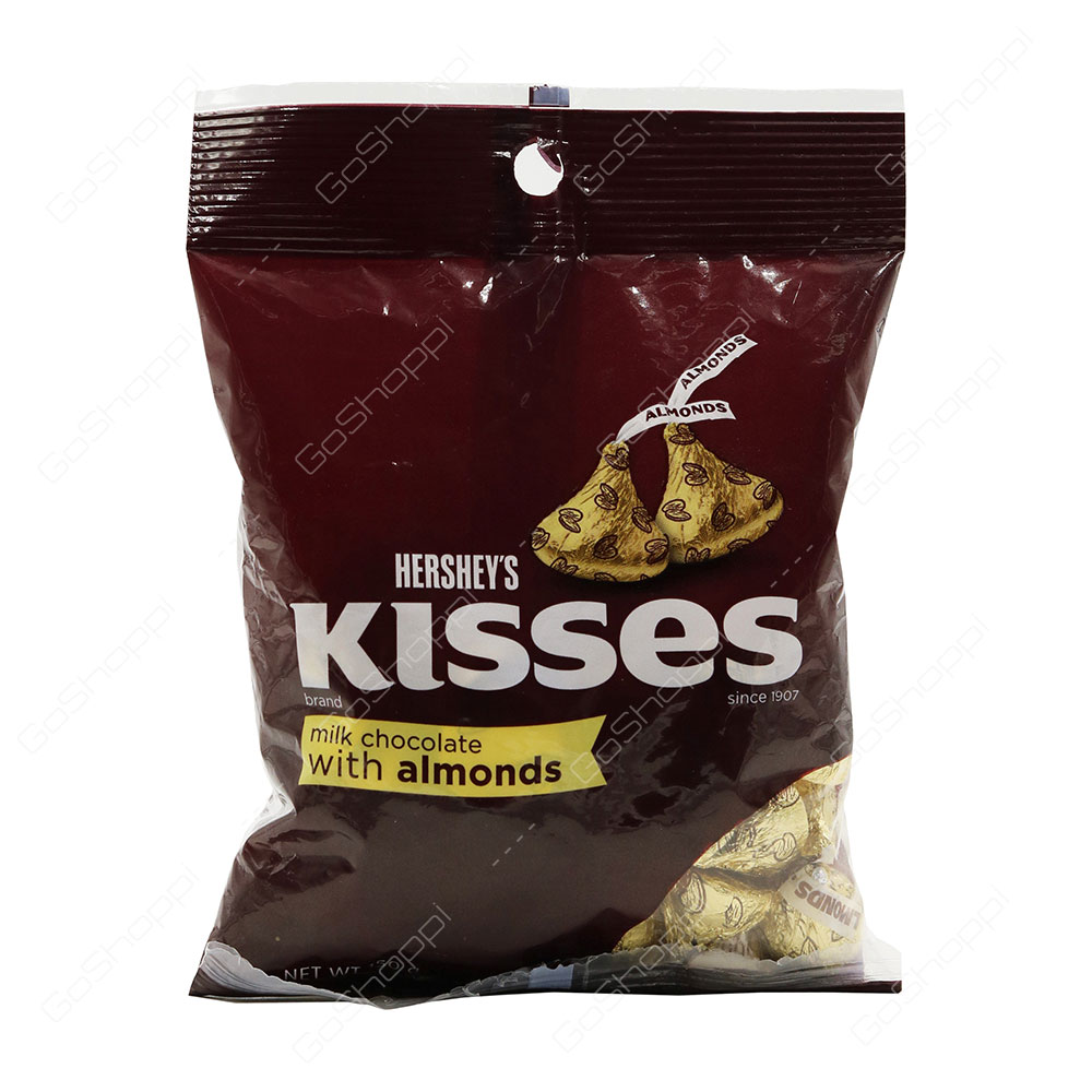 Hersheys Kisses Milk Chocolate With Almonds 150 g