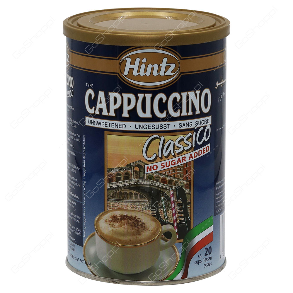 Hintz Cappuccino Unsweetened Classico Coffee 200 g