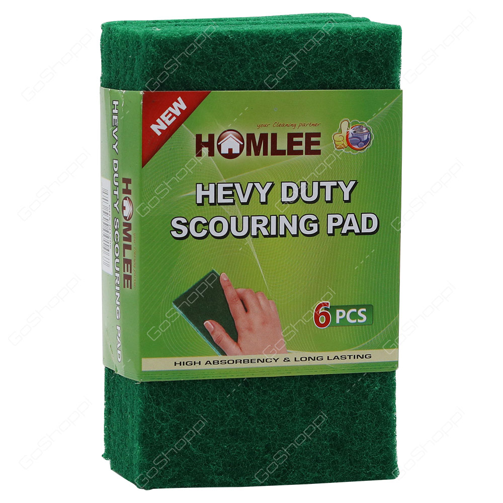 Homlee Heavy Duty Scouring Pad 6 pcs