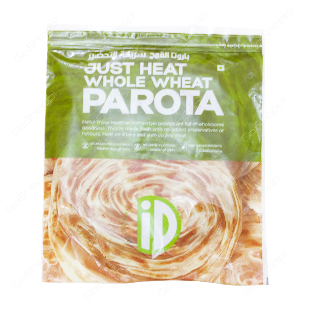 ID Just Heat Whole Wheat Parota 5 pcs