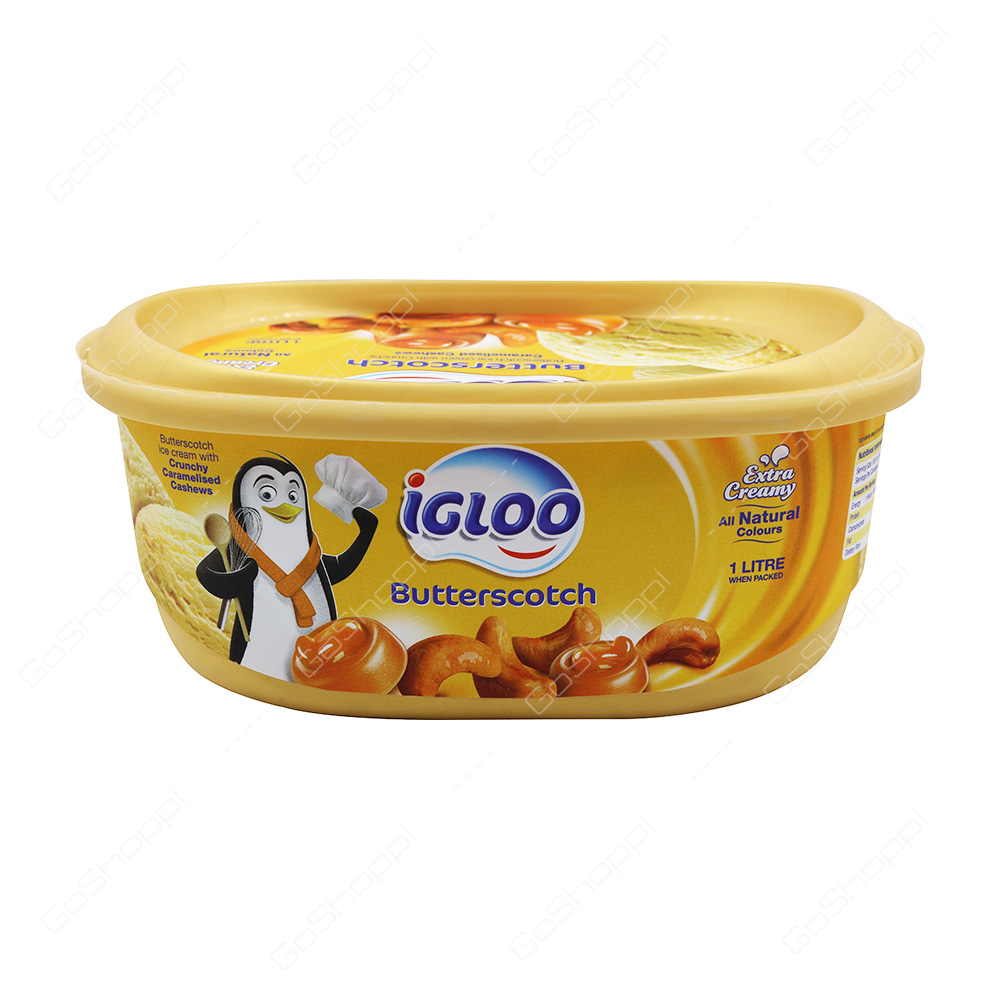 Igloo Butterscotch Icecream 1 l