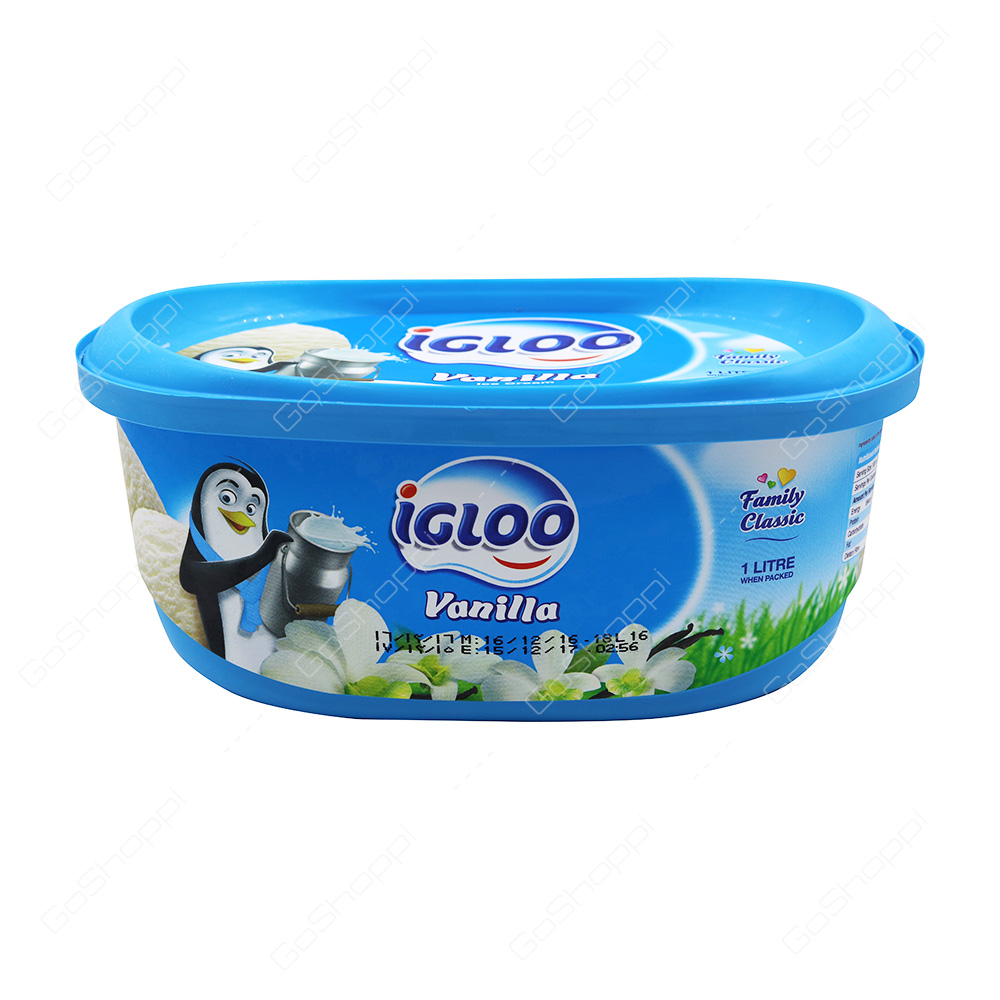 Igloo Vanilla Icecream 1 l