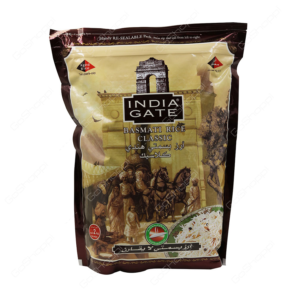 India Gate Basmati Rice Classic 2 kg