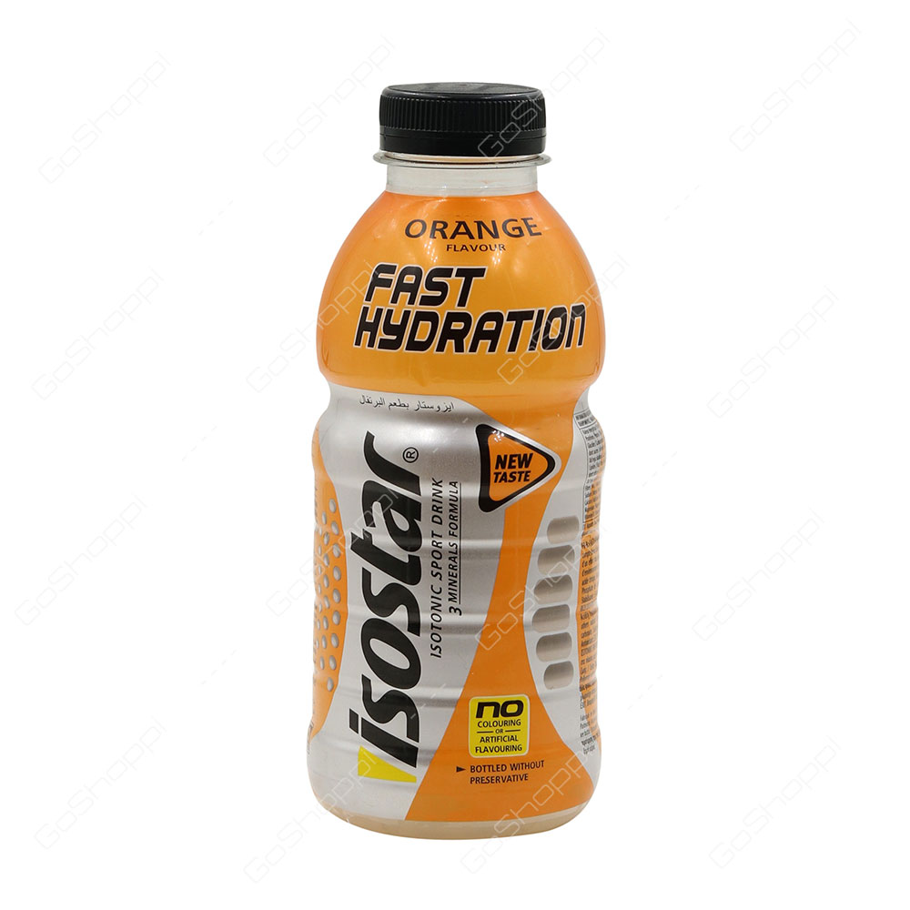 Isostar Fast Hydration Isotonic Sport Drink Orange Flavour 500 ml Buy