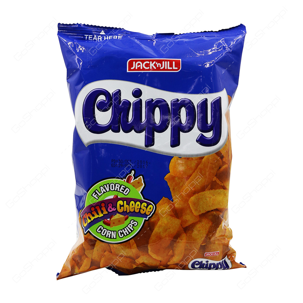 Jack n Jill Chippy Chili and Cheese Flavoured Corn Chips 110 g
