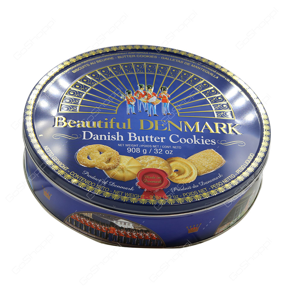 Jacobsens Beautiful Denmark Danish Butter Cookies 908 g