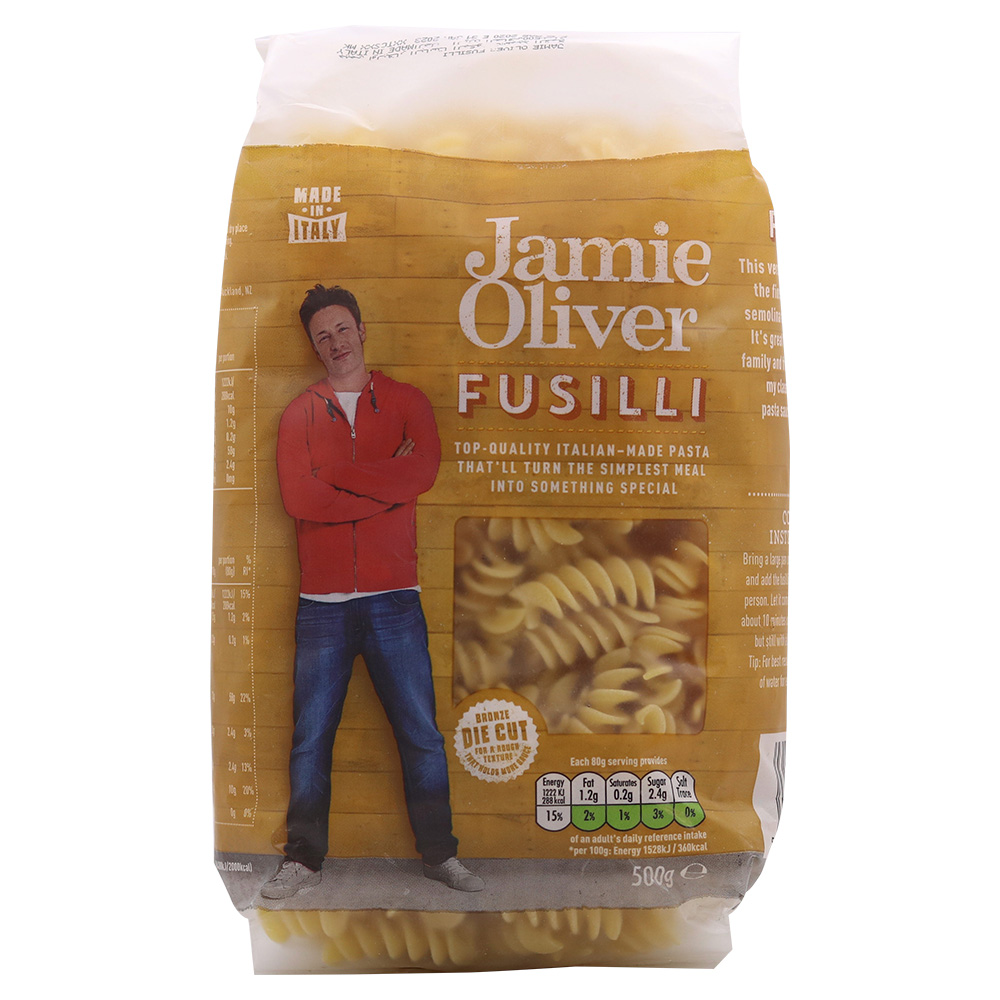 Jamie Oliver Pasta Fusilli 500g