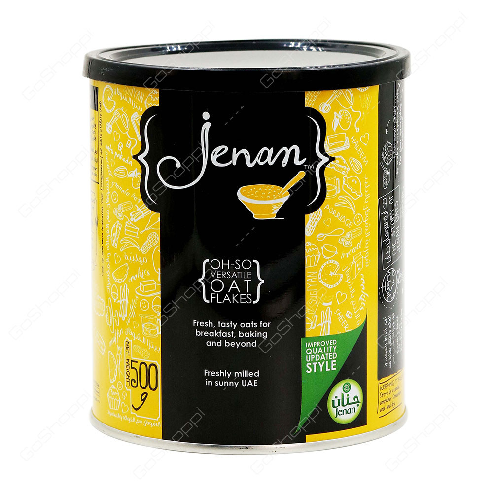 Jenan Oat Flakes Tin 500 g