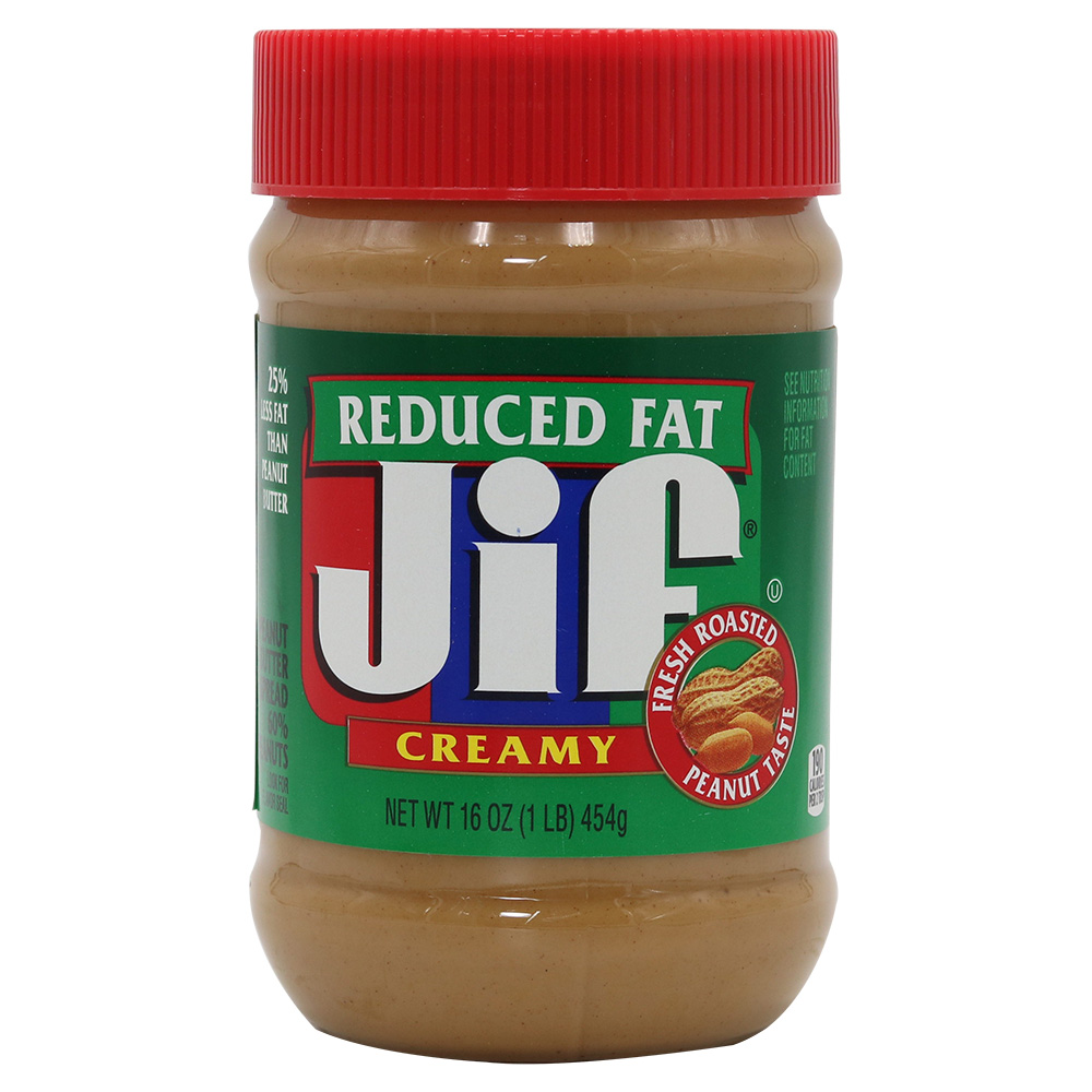 Jif Reduced Fat Creamy Peanut Butter 454g - Buy Online