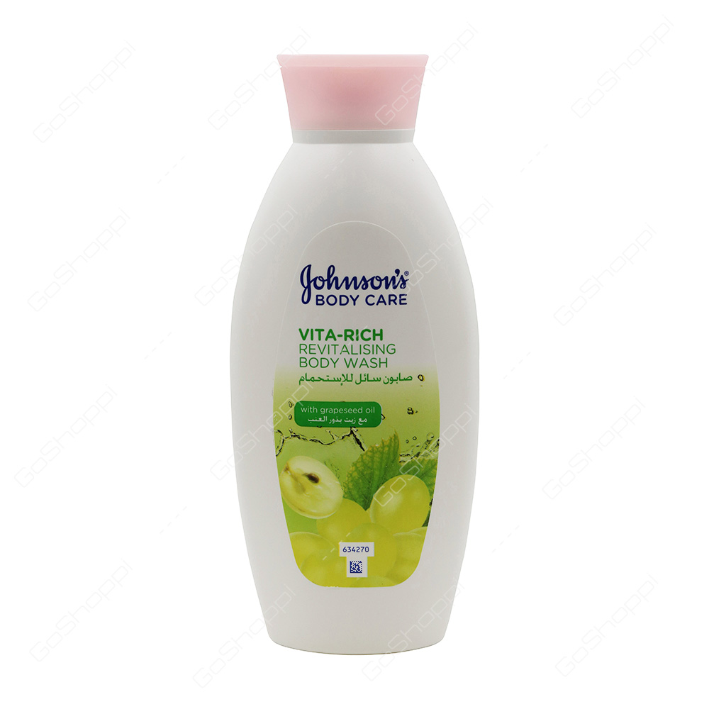 Johnsons Body Care Vita Rich Body Wash with Grapeseed Oil 400 ml