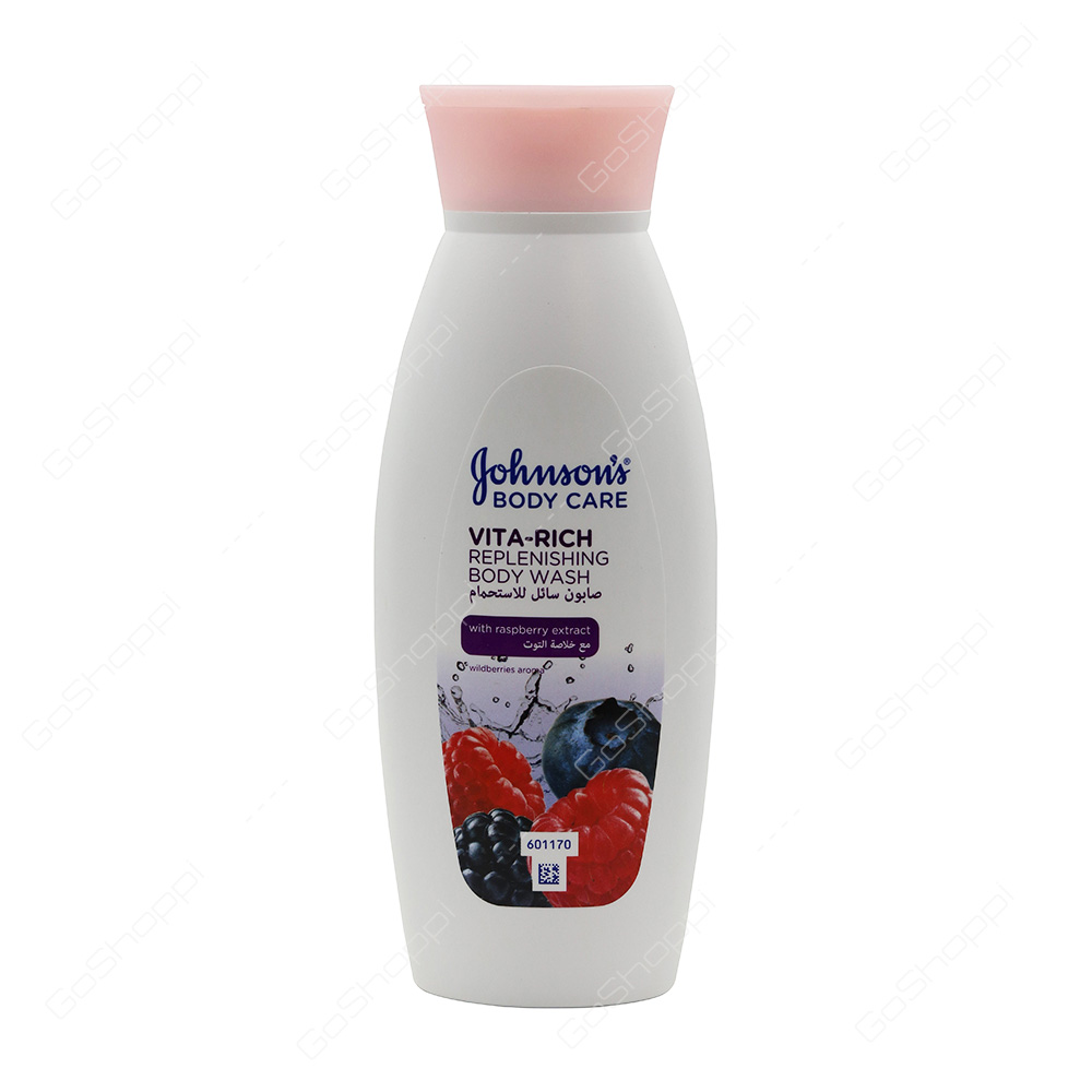 Johnsons Body Care Vita Rich Body Wash with Raspberry Extract 250 ml