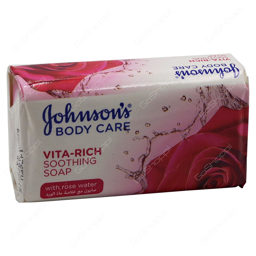Johnsons Body Care Vita Rich Soothing Soap With Rose Water 5+1 Offer 125 g