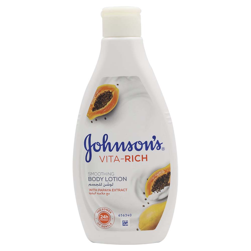 Johnsons Vita-Rich Smoothing Body Lotion With Papaya Extract 250ml