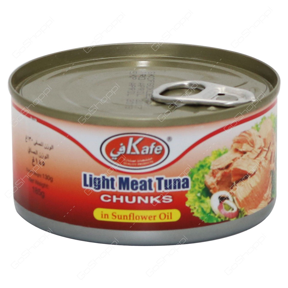 Kafe Light Meat Tuna Chunks In Sunflower Oil 185 g