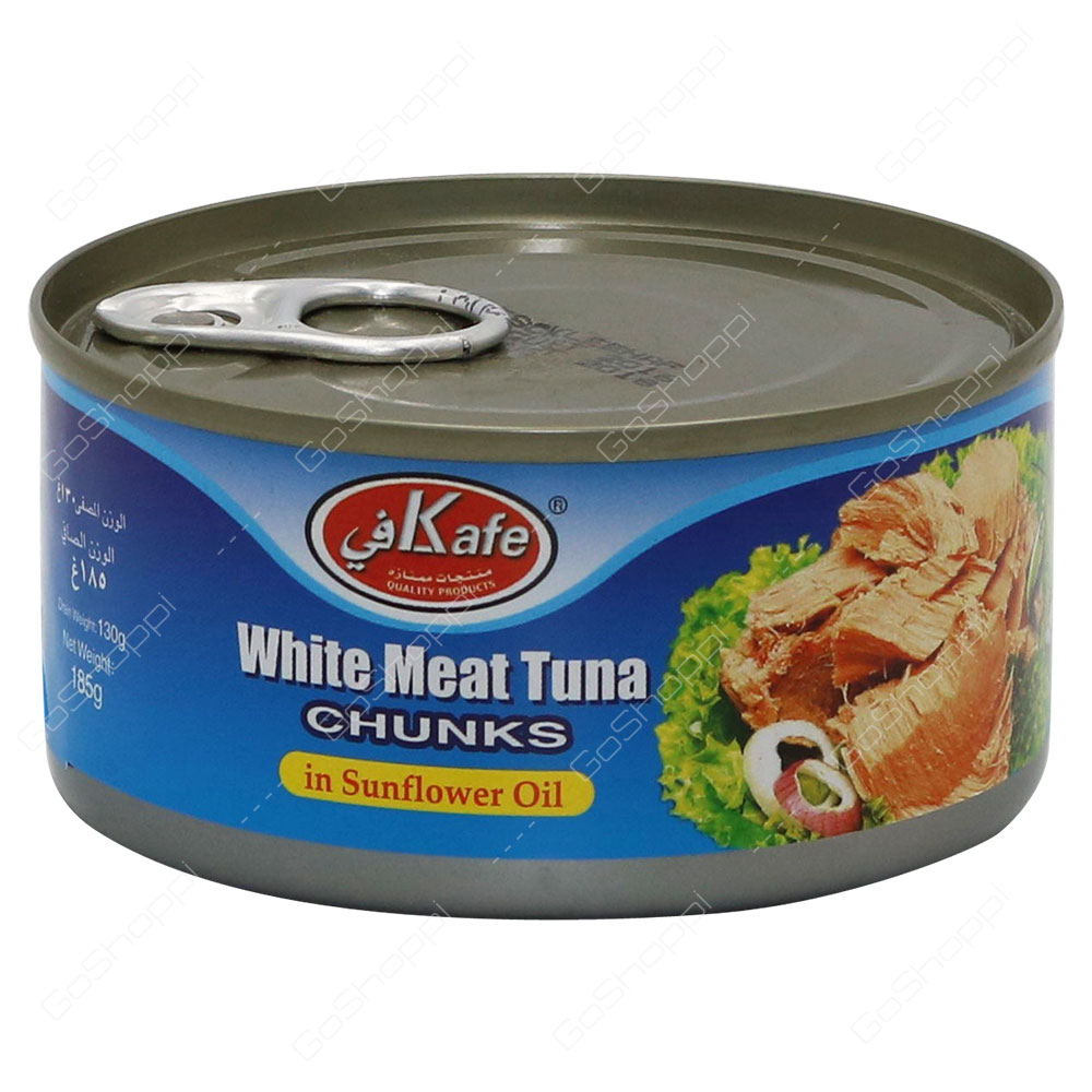 Kafe White Meat Tuna Chunks In Sunflower Oil 185 g