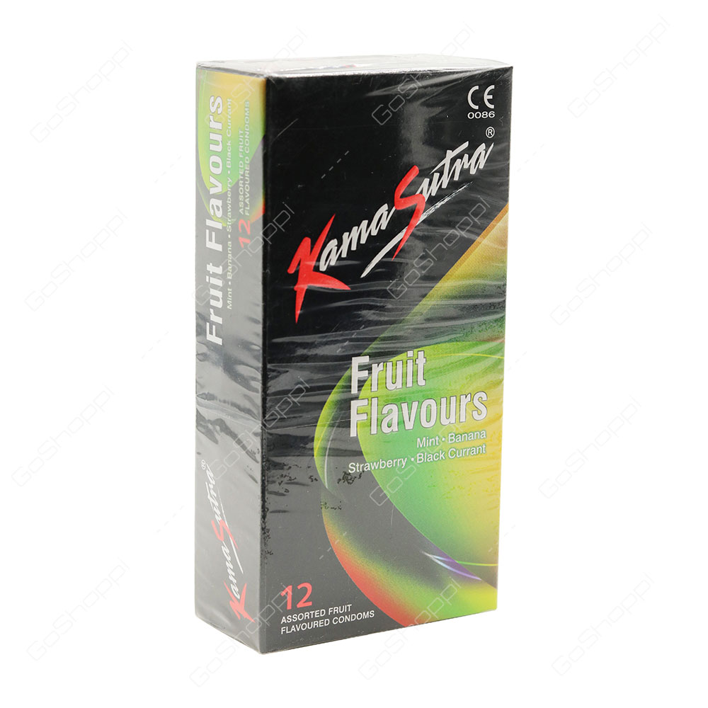 Kama Sutra Fruit Flavours Condoms 12 pcs