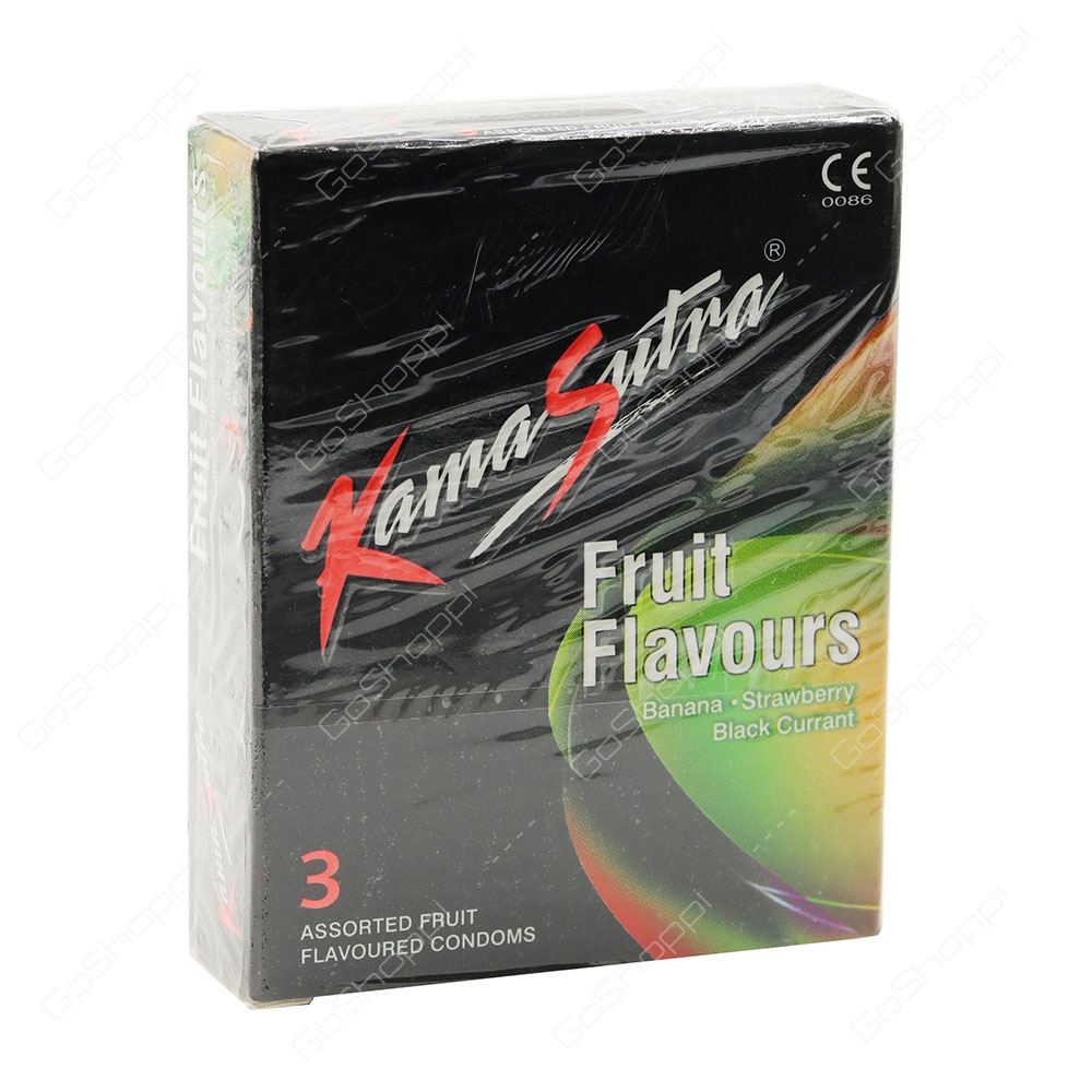 Kama Sutra Fruit Flavours Condoms 3 pcs