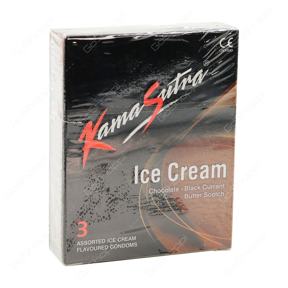 Kama Sutra Ice Cream Condoms 3 pcs