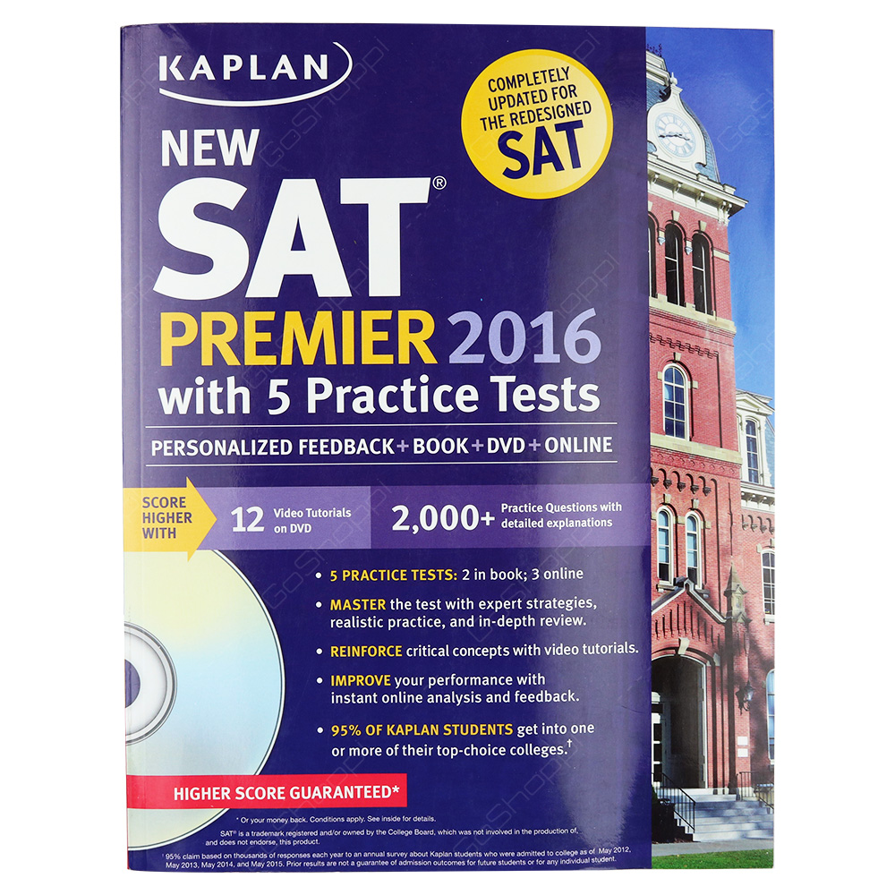 Kaplan New SAT Premier 2016 With 5 Practice Tests