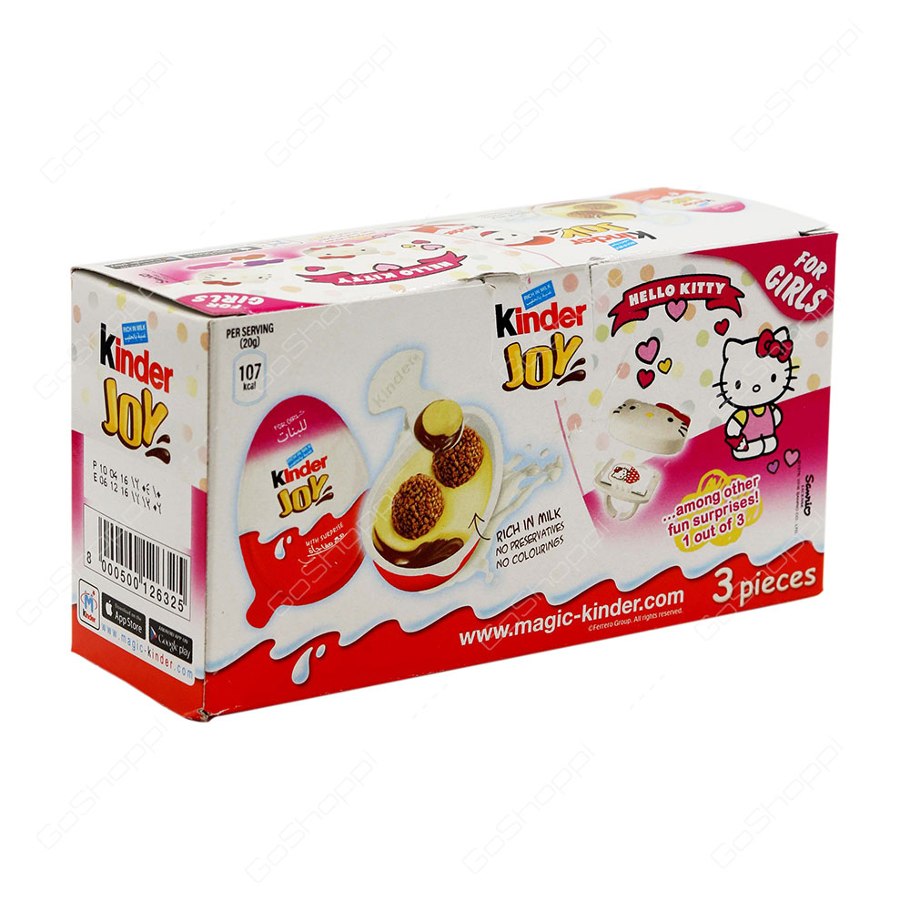 Kinder Joy For Girls 3 pcs