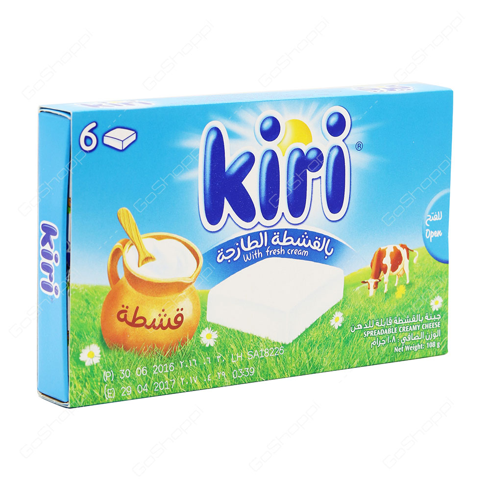 Kiri Spreadable Creamy Cheese 6 pcs