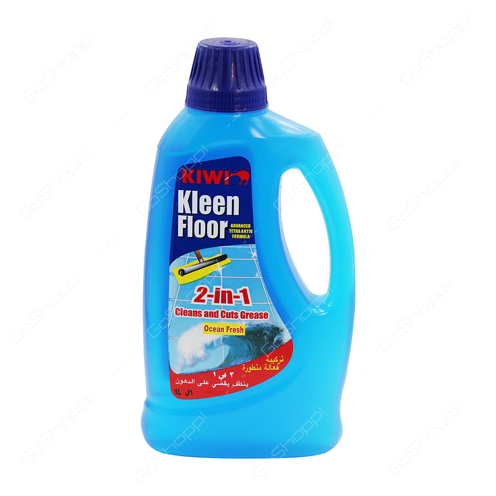 Kiwi Kleen Floor Ocean Fresh 2 In 1 Cleans And Cuts Grease 1 l