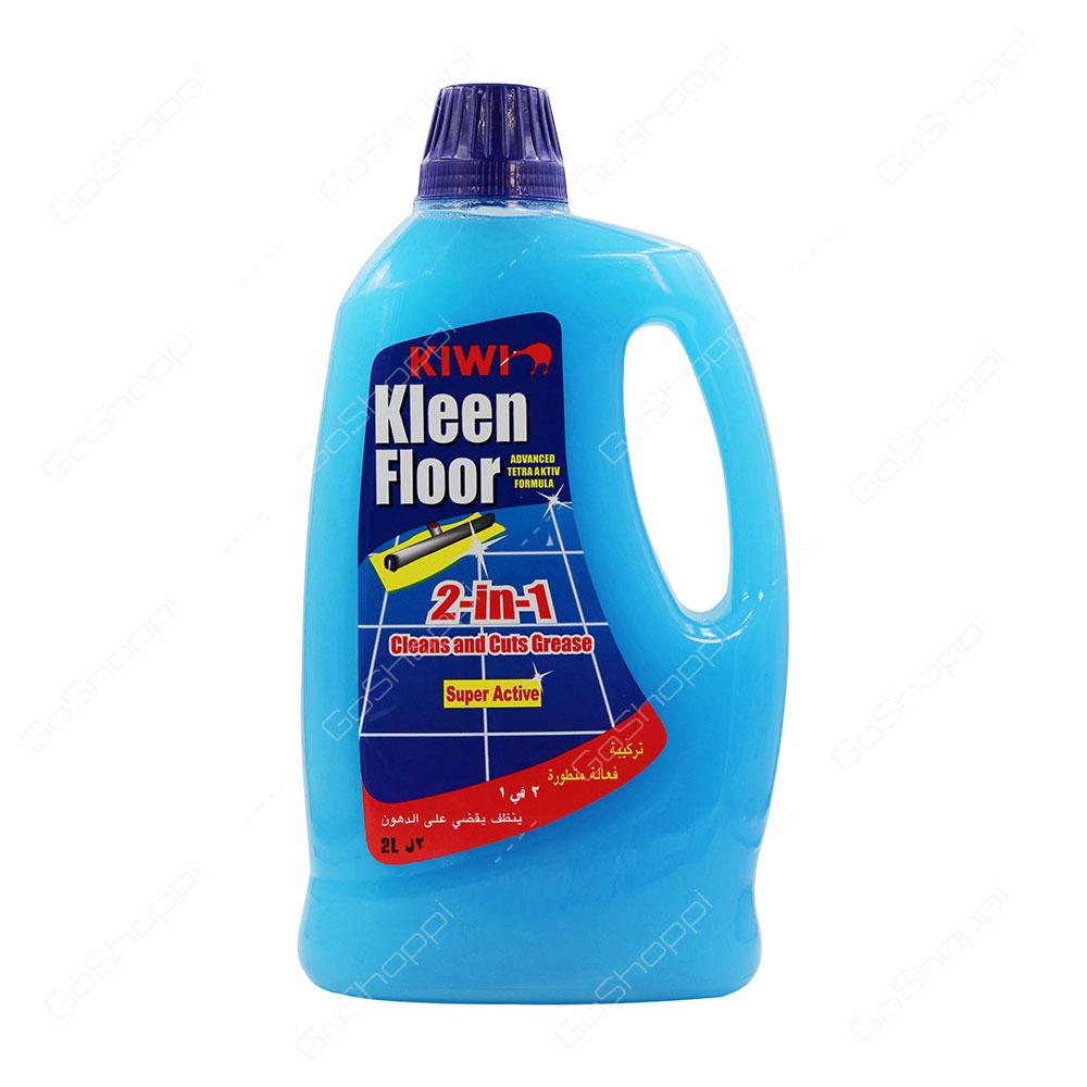 Kiwi Kleen Floor Super Actve 2 In 1 Cleans And Cuts Grease 2 l