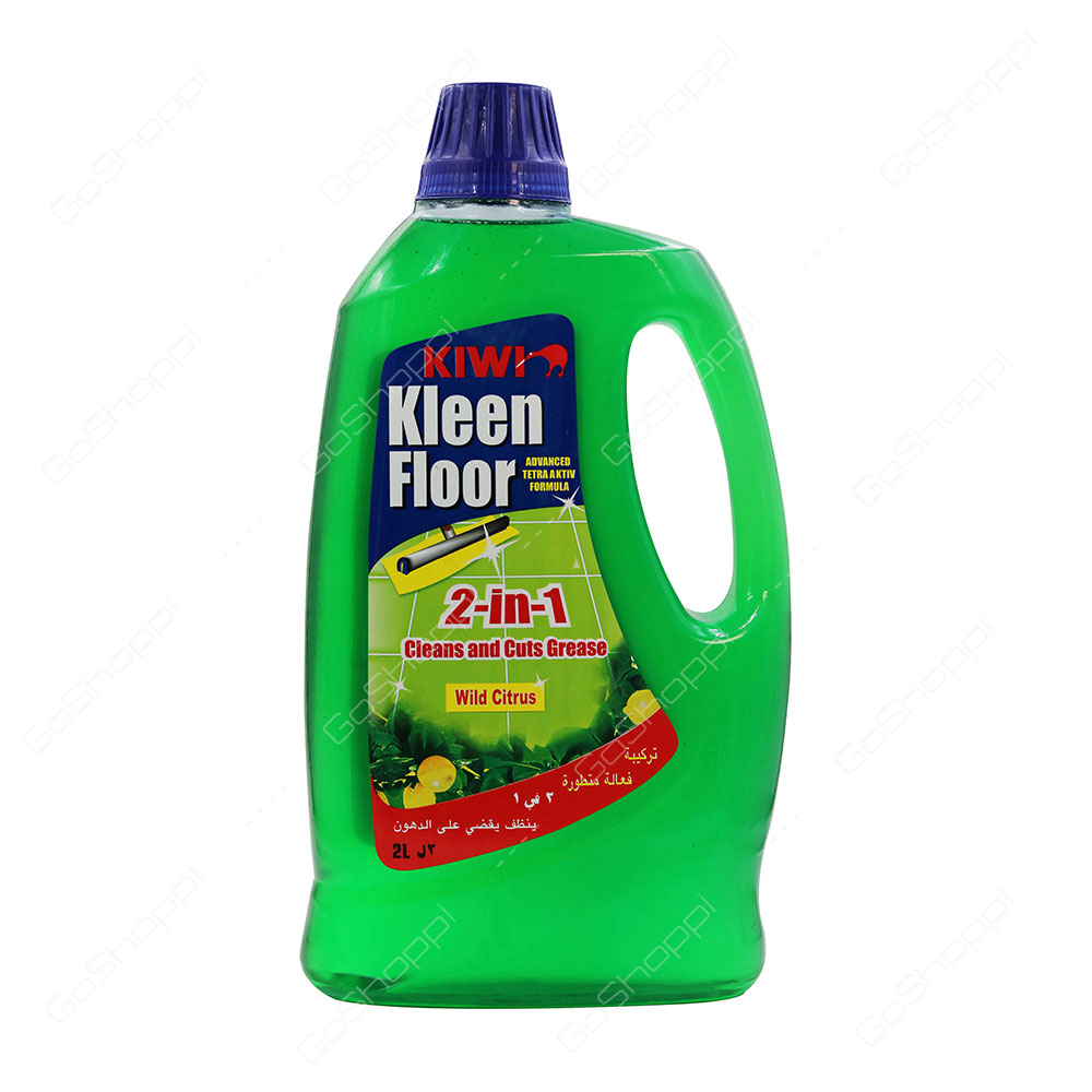 Kiwi Kleen Floor Wild Citrus 2 In 1 Cleans And Cuts Grease 2 l