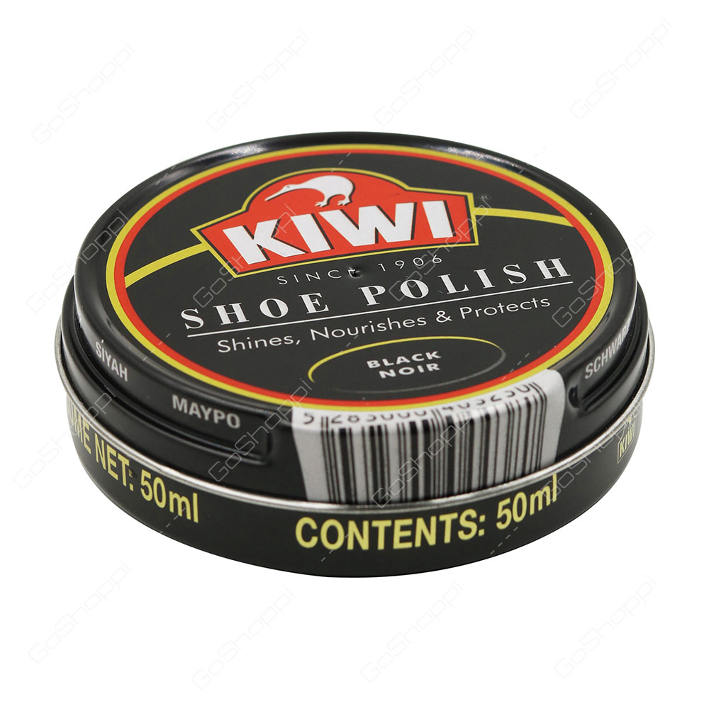 Kiwi Shoe Polish Black Noir 50 ml