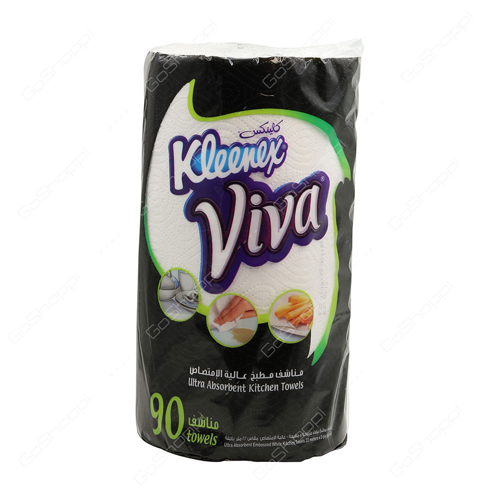 Kleenex Viva Ultra Absorbent Kitchen Towels 90 Towels