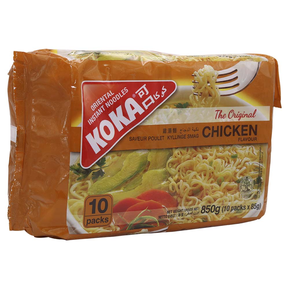 Koka Chicken Flavour Noodles 10X85g