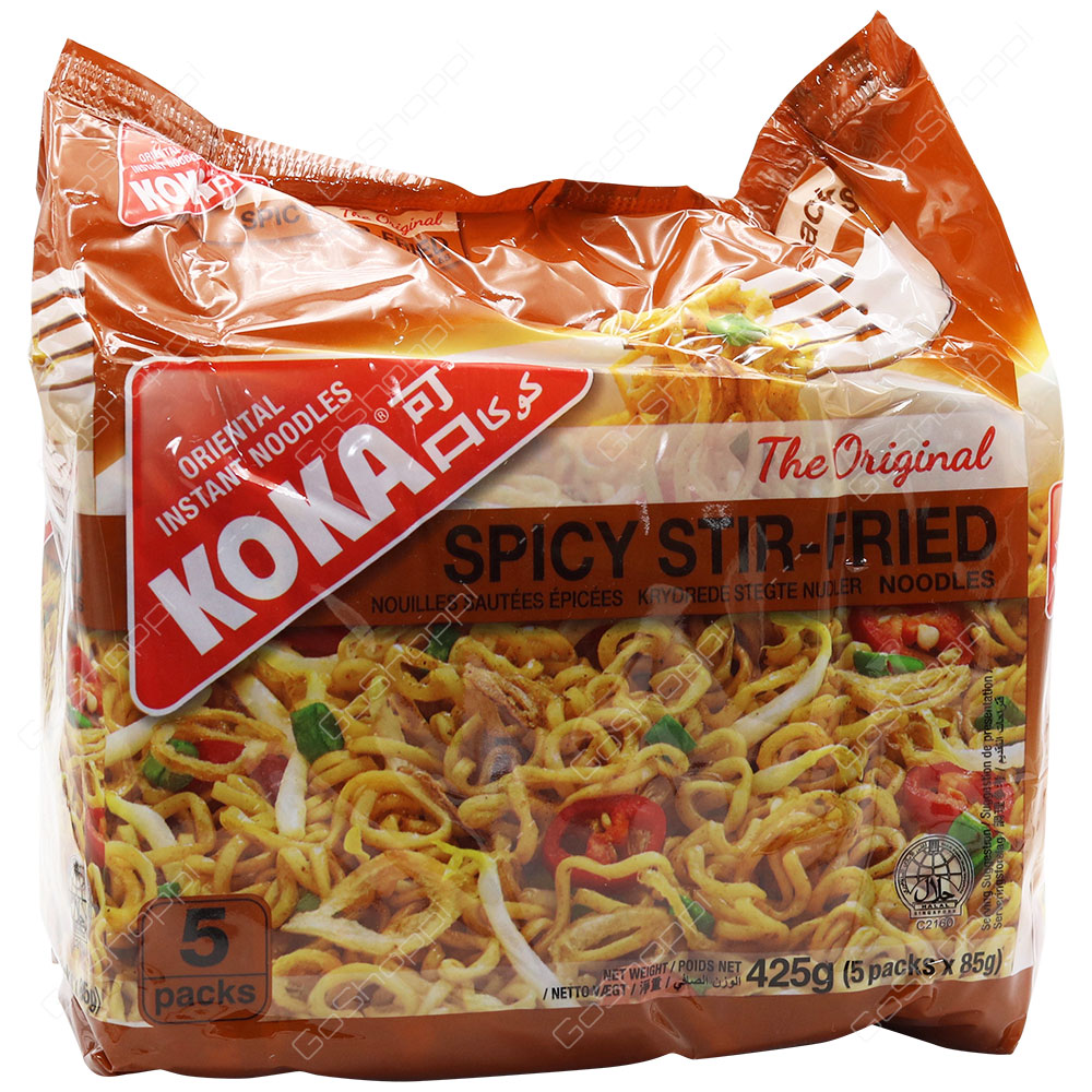 Koka The Original Spicy Stir Fried Noodles 5X85 g