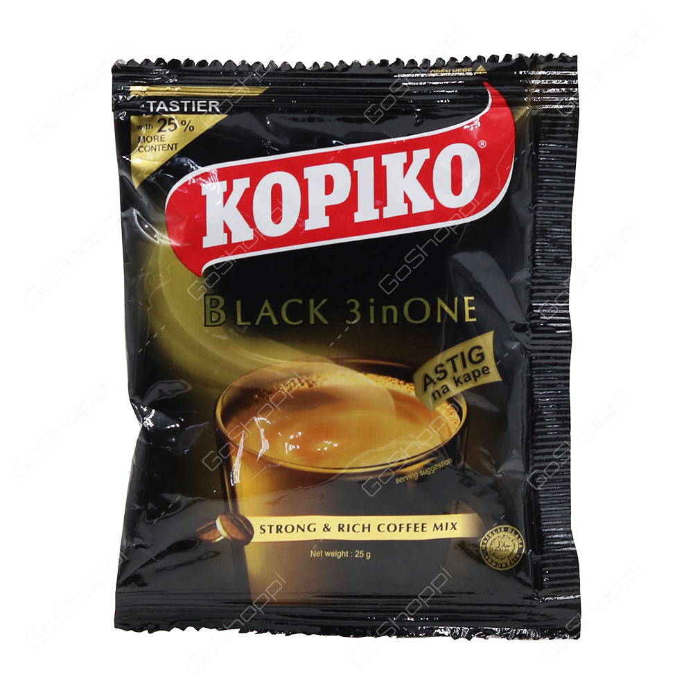 Kopiko Black 3 In One Coffee 25 g