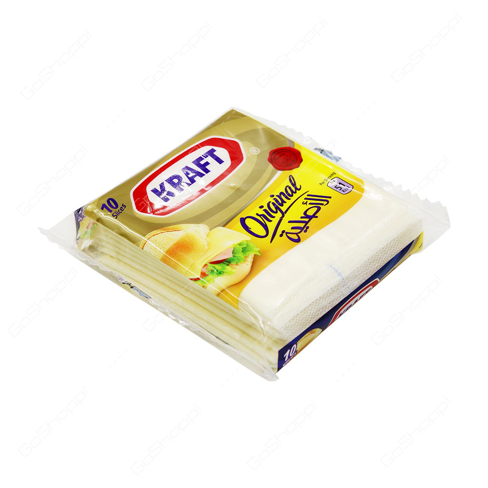 Kraft Original Processed Cheddar Cheese Slices 10 Slices