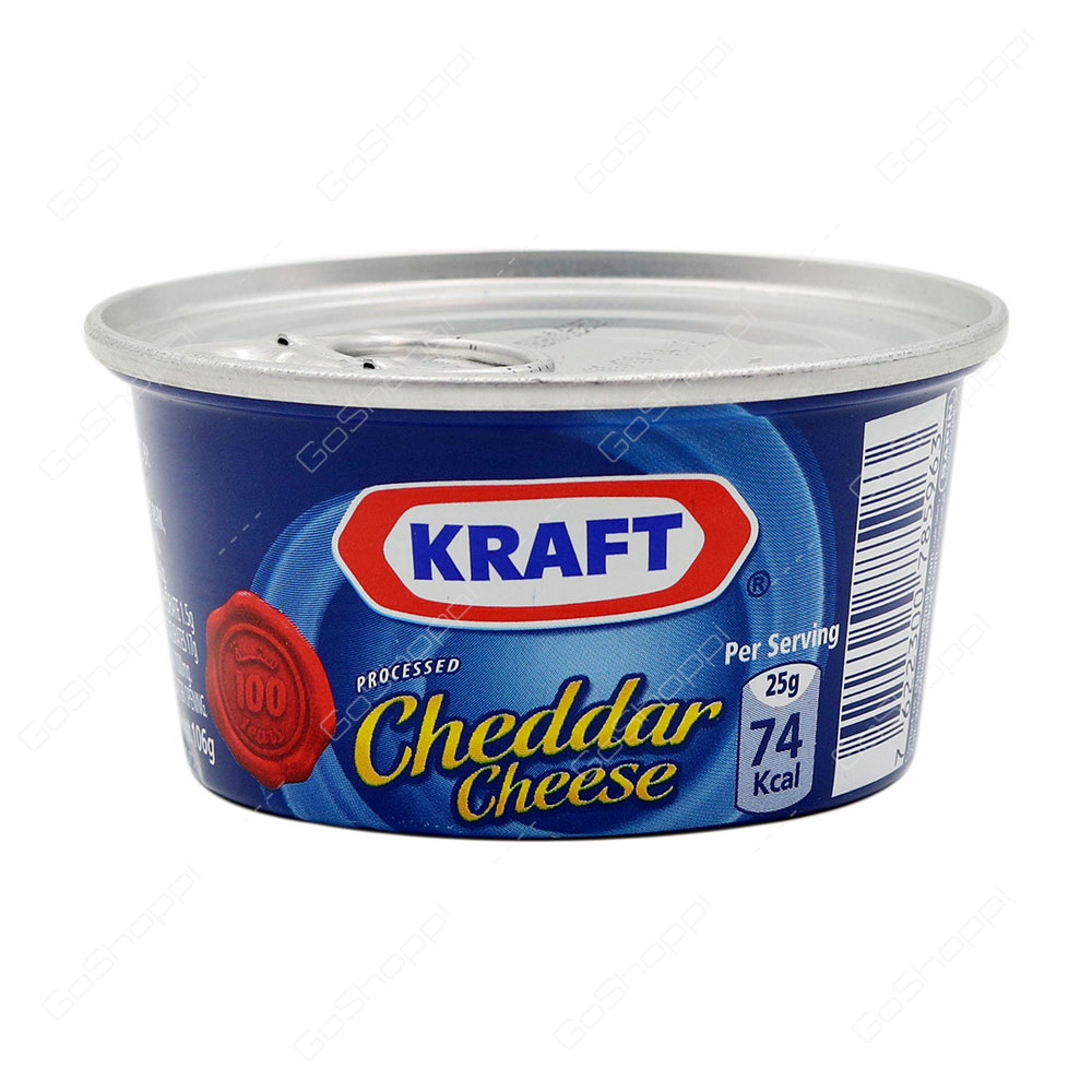 Kraft Processed Cheddar Cheese 106 g