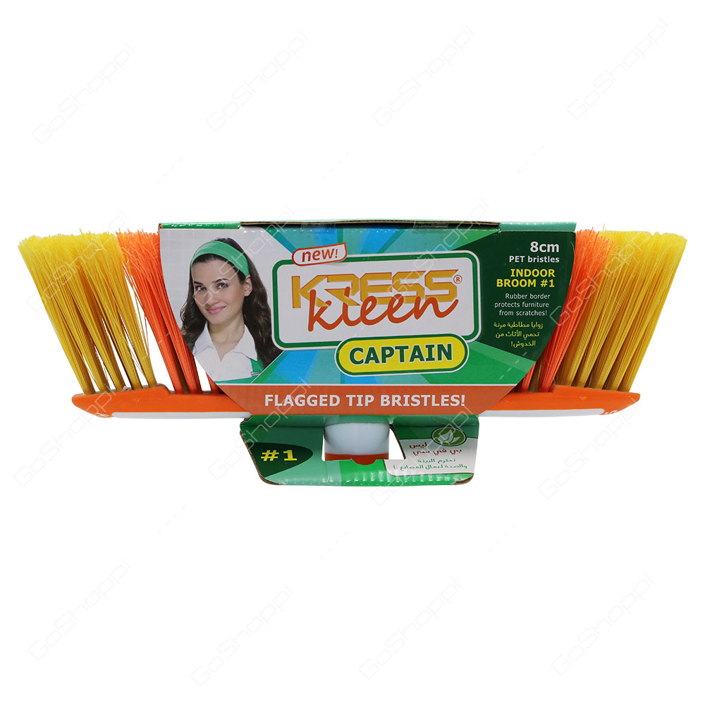 Kress Kleen Captain 8cm Indoor Broom 1 pcs