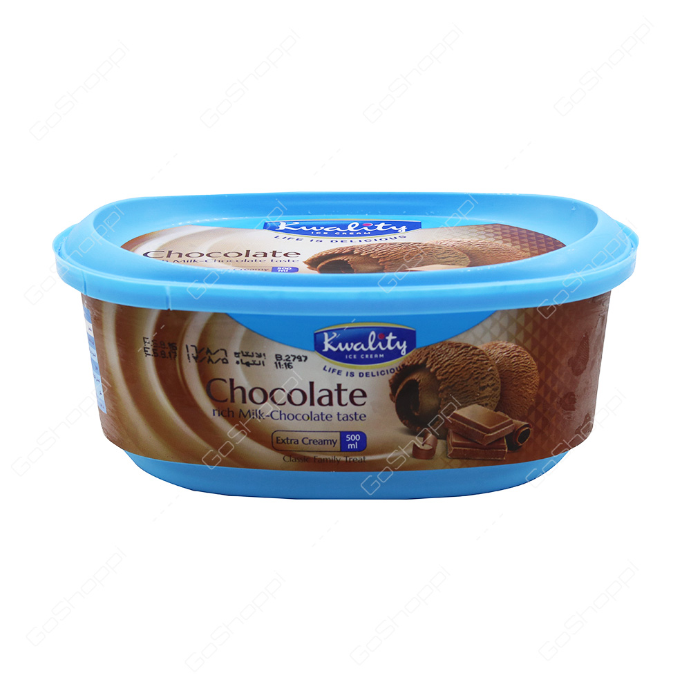 Kwality Chocolate Icecream 500 ml