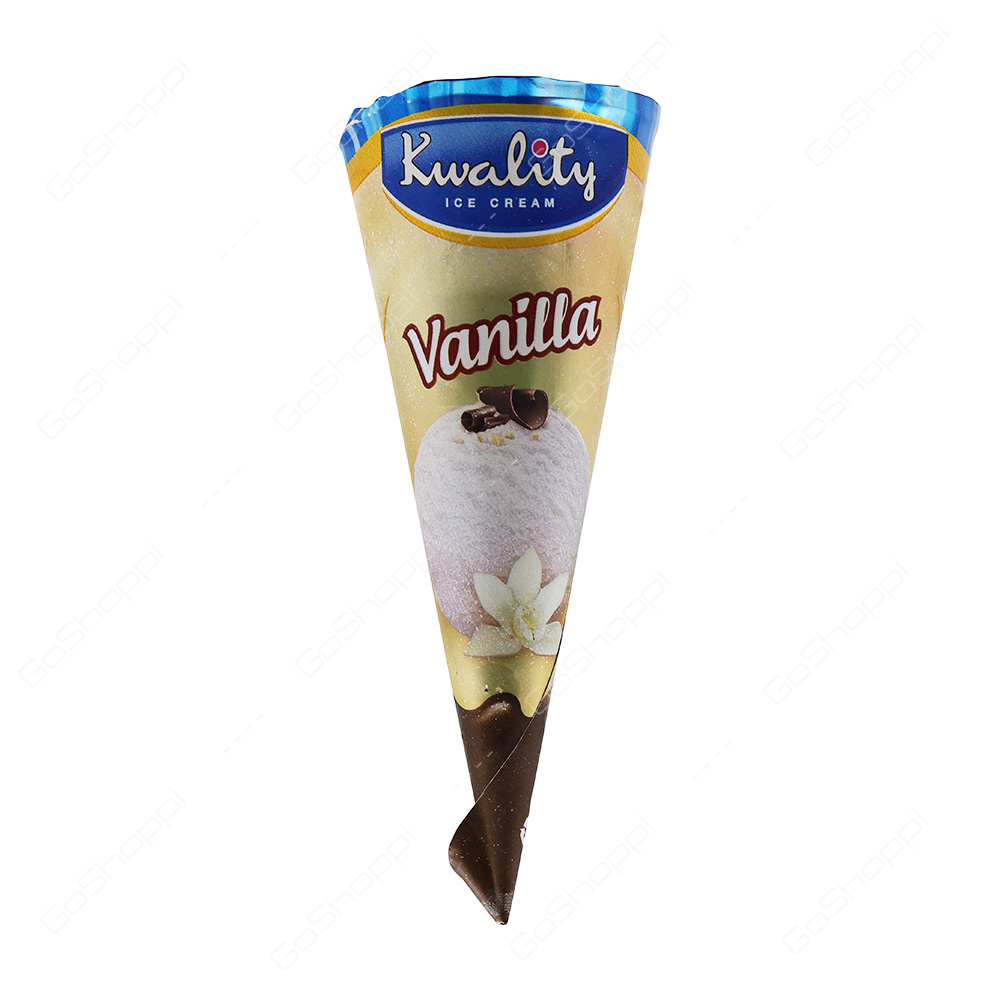 Kwality Vanilla Icecream Cone 100 ml
