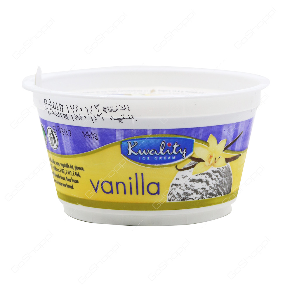 Kwality Vanilla Icecream Cup 125 ml